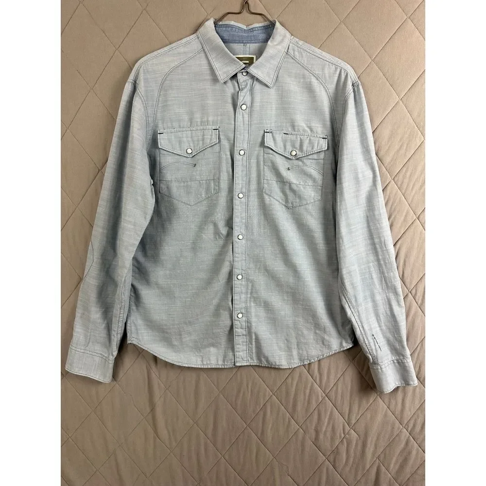 G-Star Raw Button‎ Up Men's Large Long Sleeve